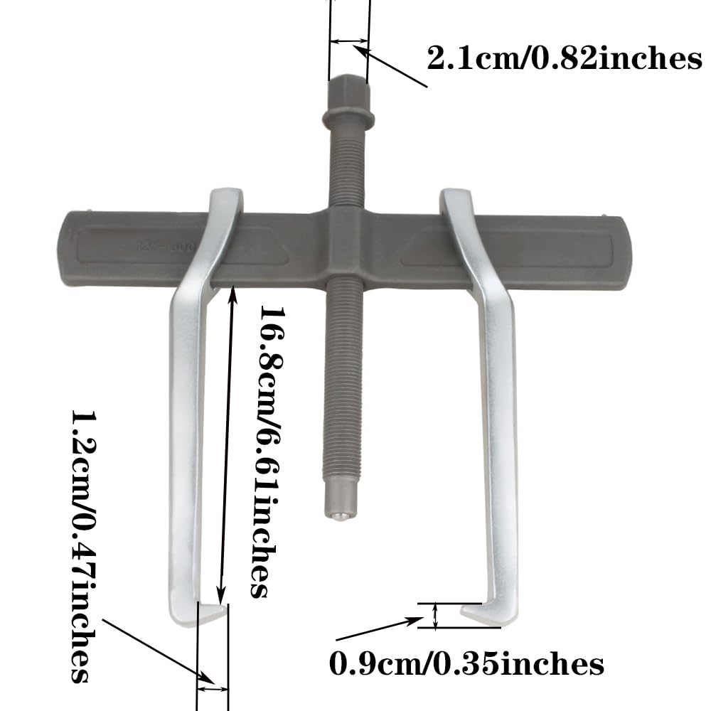 MANNIFEN puller in use on bearing for controlled, damage-free removal