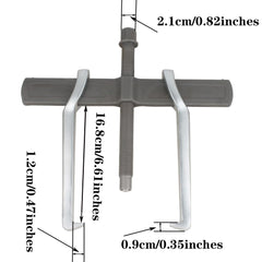 MANNIFEN puller in use on bearing for controlled, damage-free removal