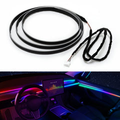 MAODANER Dreamcolor front view of 29.5-inch strip showing uniform glow and fit