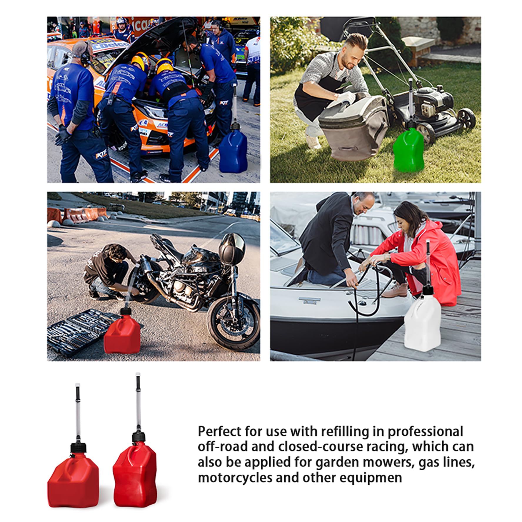 mapleza hose in use during pit lane refuel for spill-free transfer