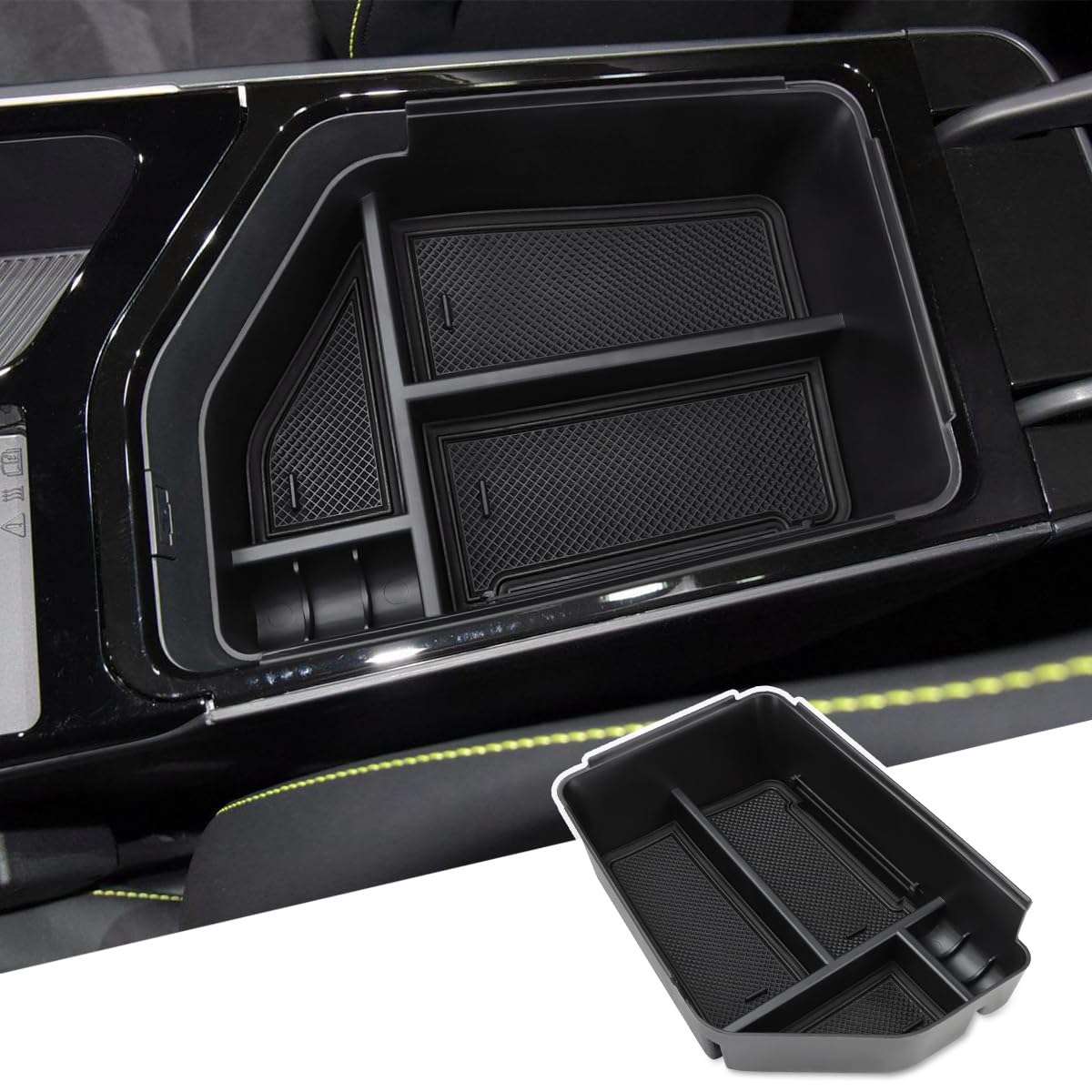 MARCHFA front view of organizer tray showing neat compartment layout and accessibility