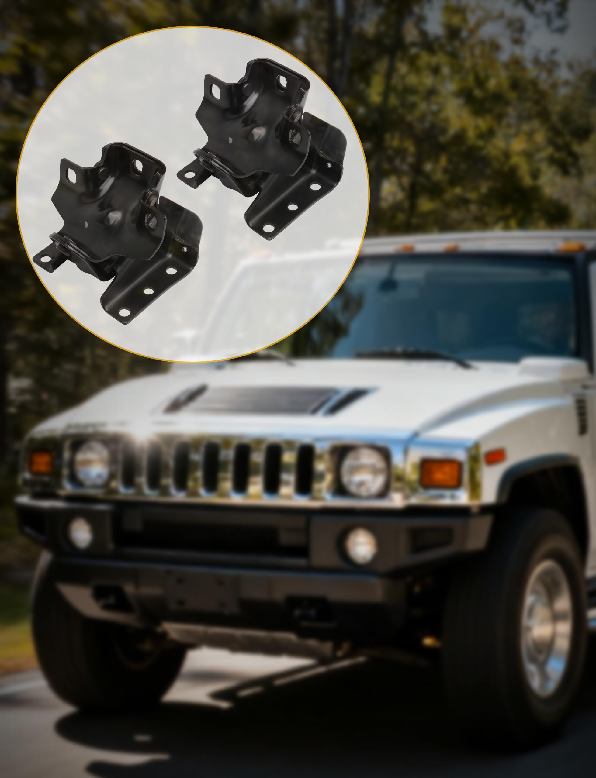 Mardarth installed with truck hood open showing professional repair benefit