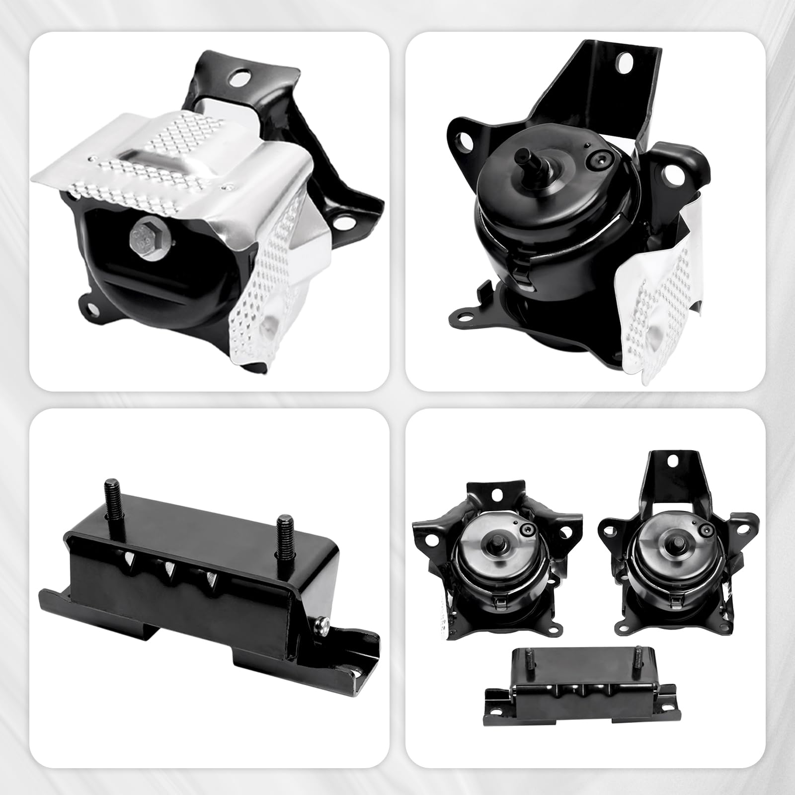 Close-up of Mardarth rubber and alloy steel material for vibration dampening