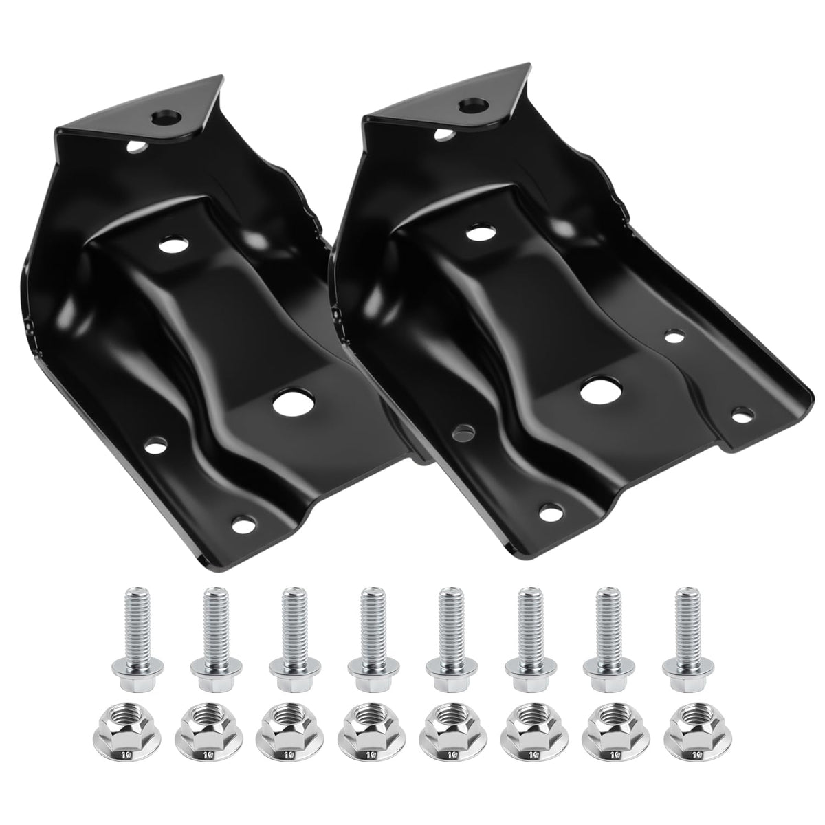 Mardarth rear leaf spring bracket front packaging showing kit details and fitment