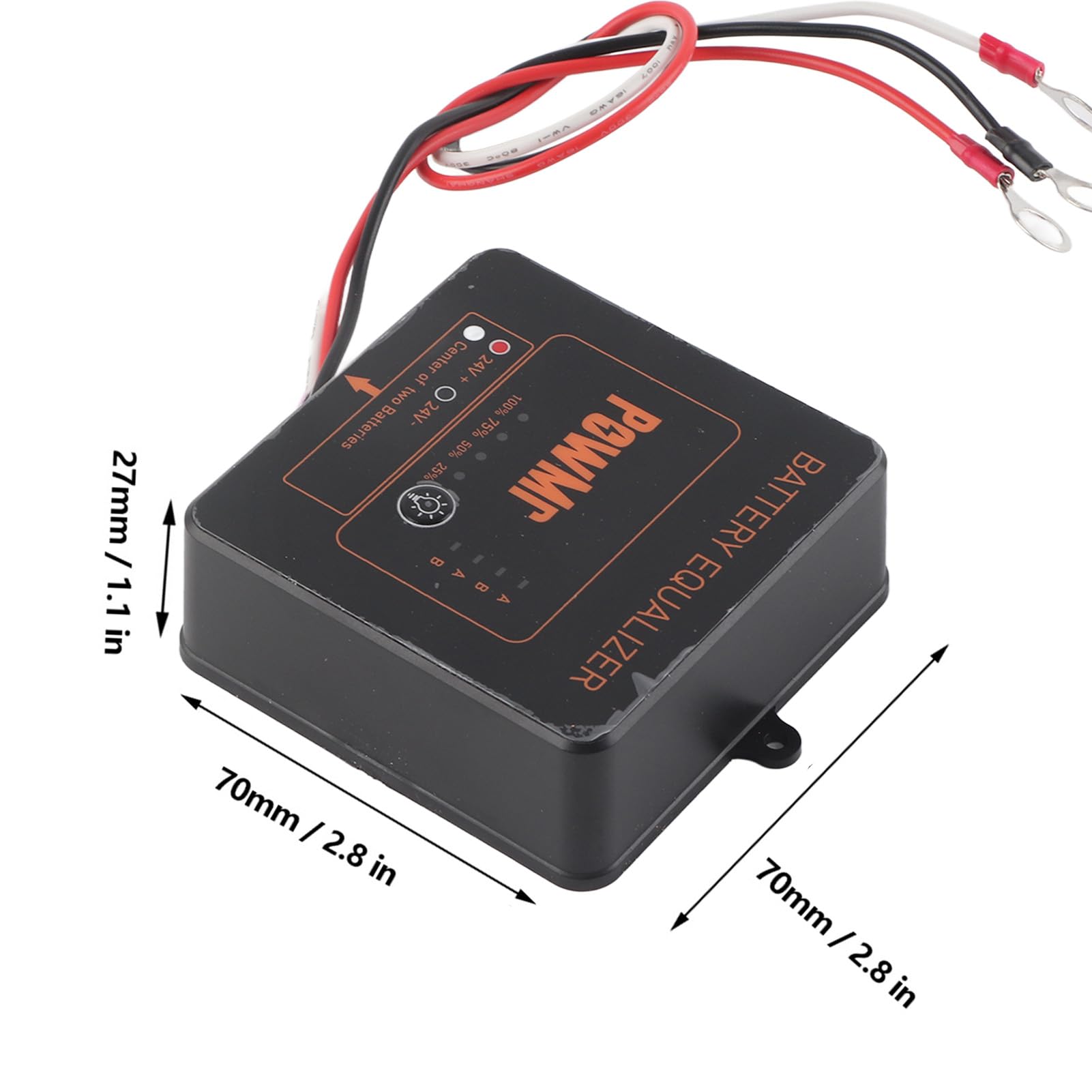 Marhynchus wiring connection across two 12V batteries demonstrating correct setup