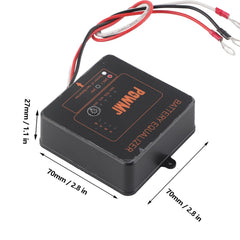Marhynchus wiring connection across two 12V batteries demonstrating correct setup