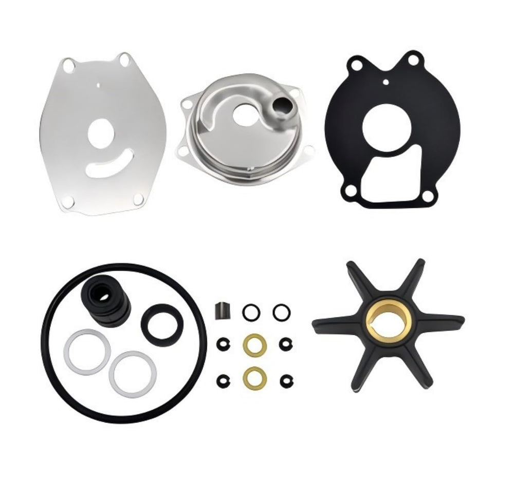 Marinepro pump assembly front view showing fit and easy swap benefit