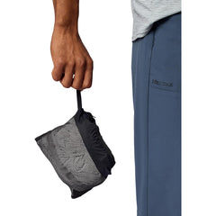 MARMOT full-length side zip detail illustrating easy on-off over boots