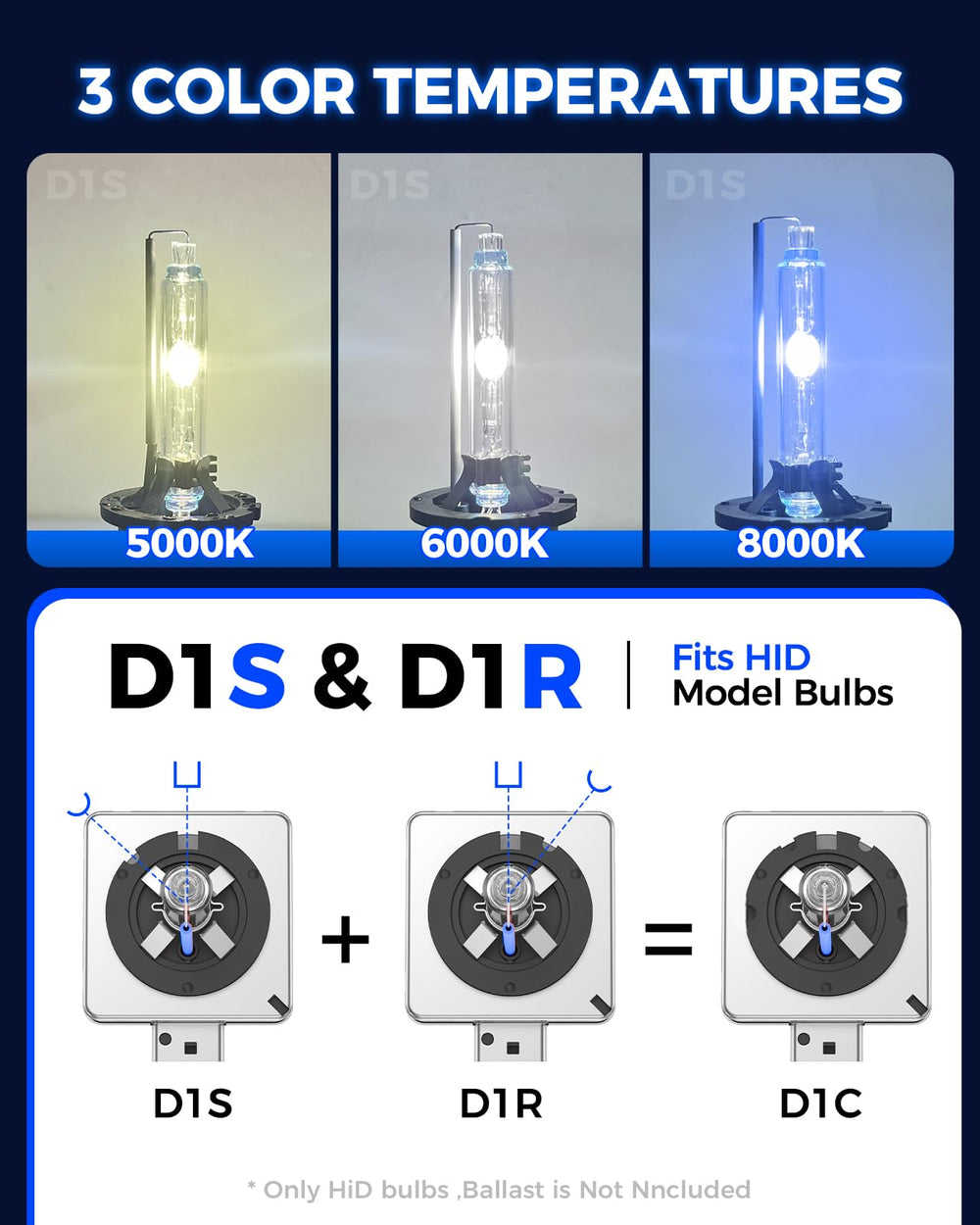 Marsauto D1S bulb installed in headlight demonstrating direct-fit ease