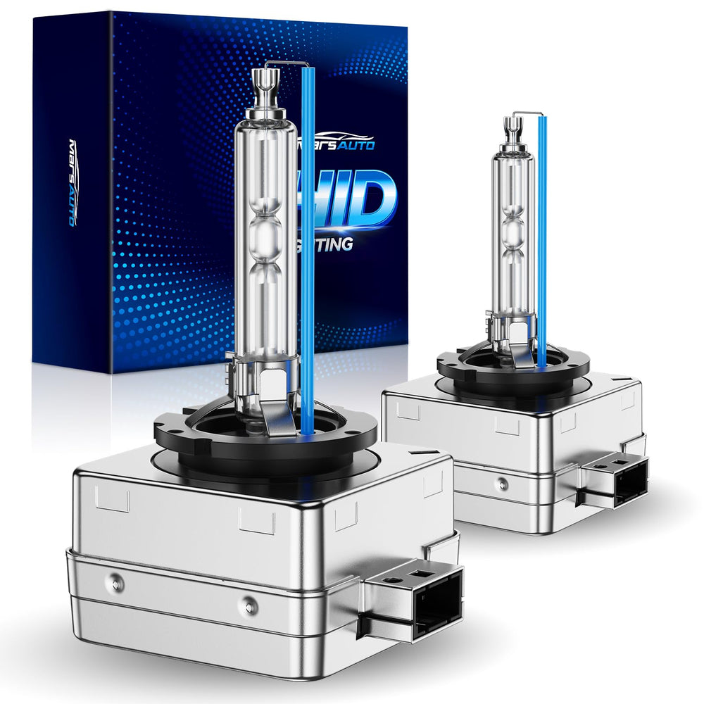 Marsauto D3S bulb front view showing connector and base for easy plug-in