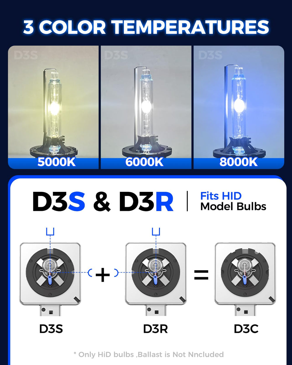 Marsauto D3S pack of 2 with packaging showing included bulbs and labels