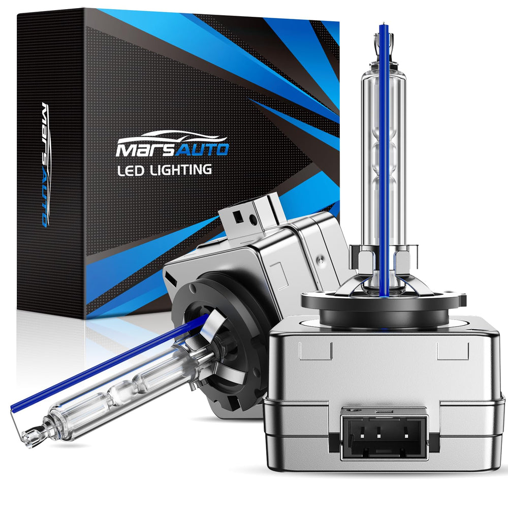 Marsauto D3S front packaging showing twin xenon bulbs and benefits