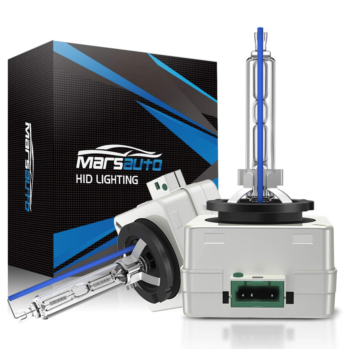 Marsauto D3S front view showing bulb shape and fit for easy replacement