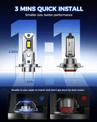 Marsauto bulb installed in engine bay for quick plug-and-play benefit