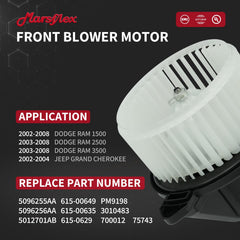 Marsflex blower cage close-up highlighting balanced airflow benefit