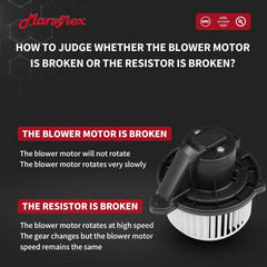 Marsflex blower motor side profile showing compact, durable design