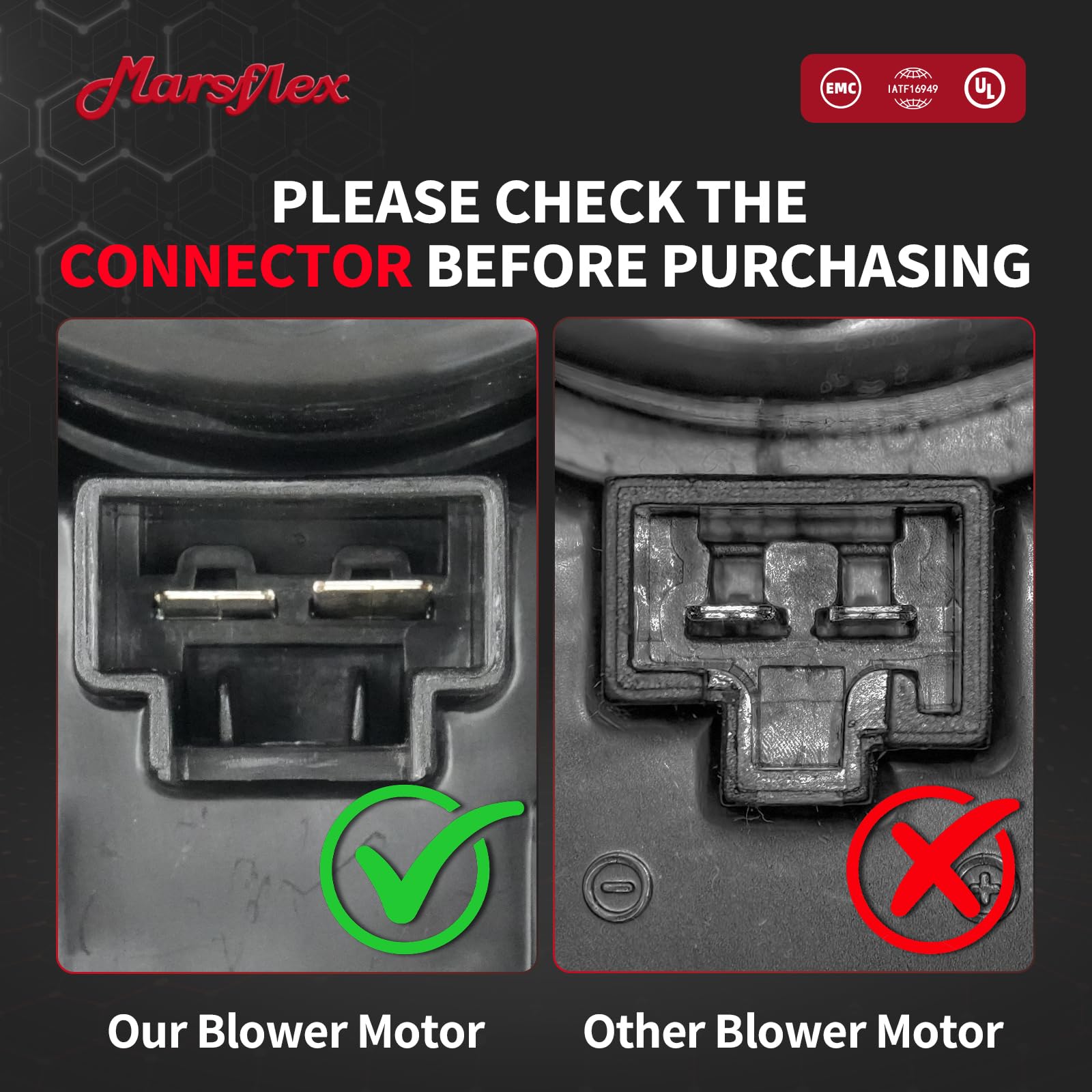 Marsflex fan cage detail showing cleanable fins for improved airflow