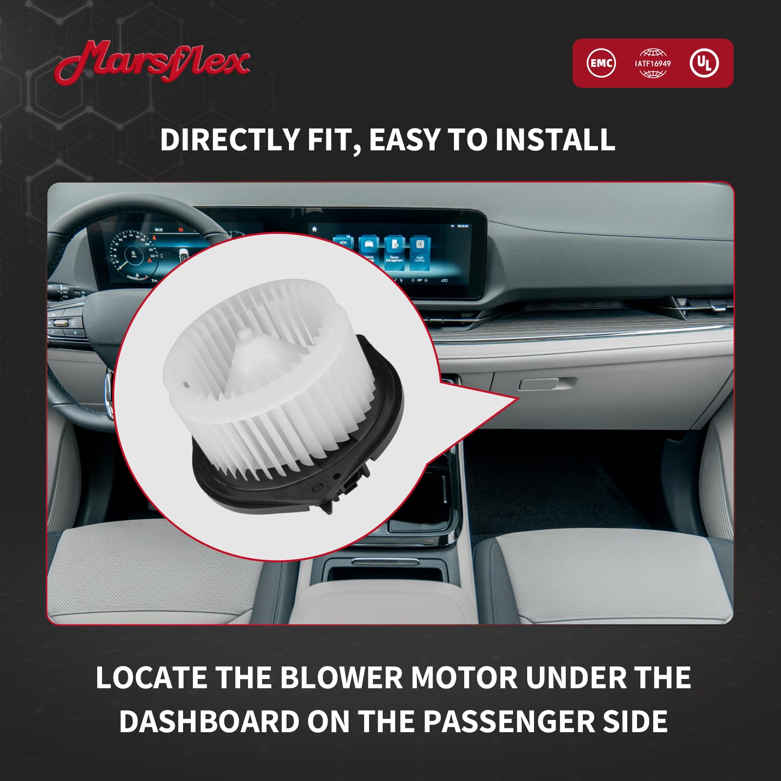 Marsflex unit installed in vehicle demonstrating restored cabin circulation
