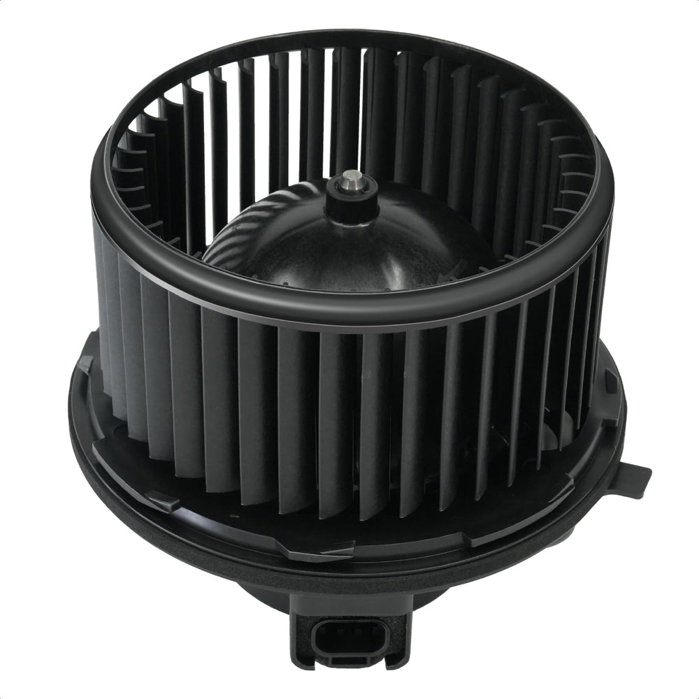 Marsflex blower motor beside ruler showing compact size for easy replacement