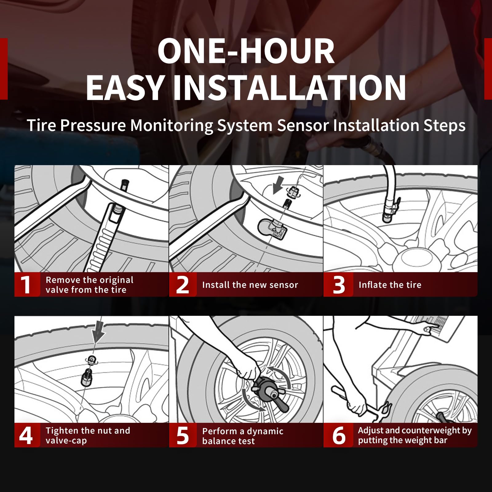 Marsflex technician installing sensor in garage showing professional ease benefit