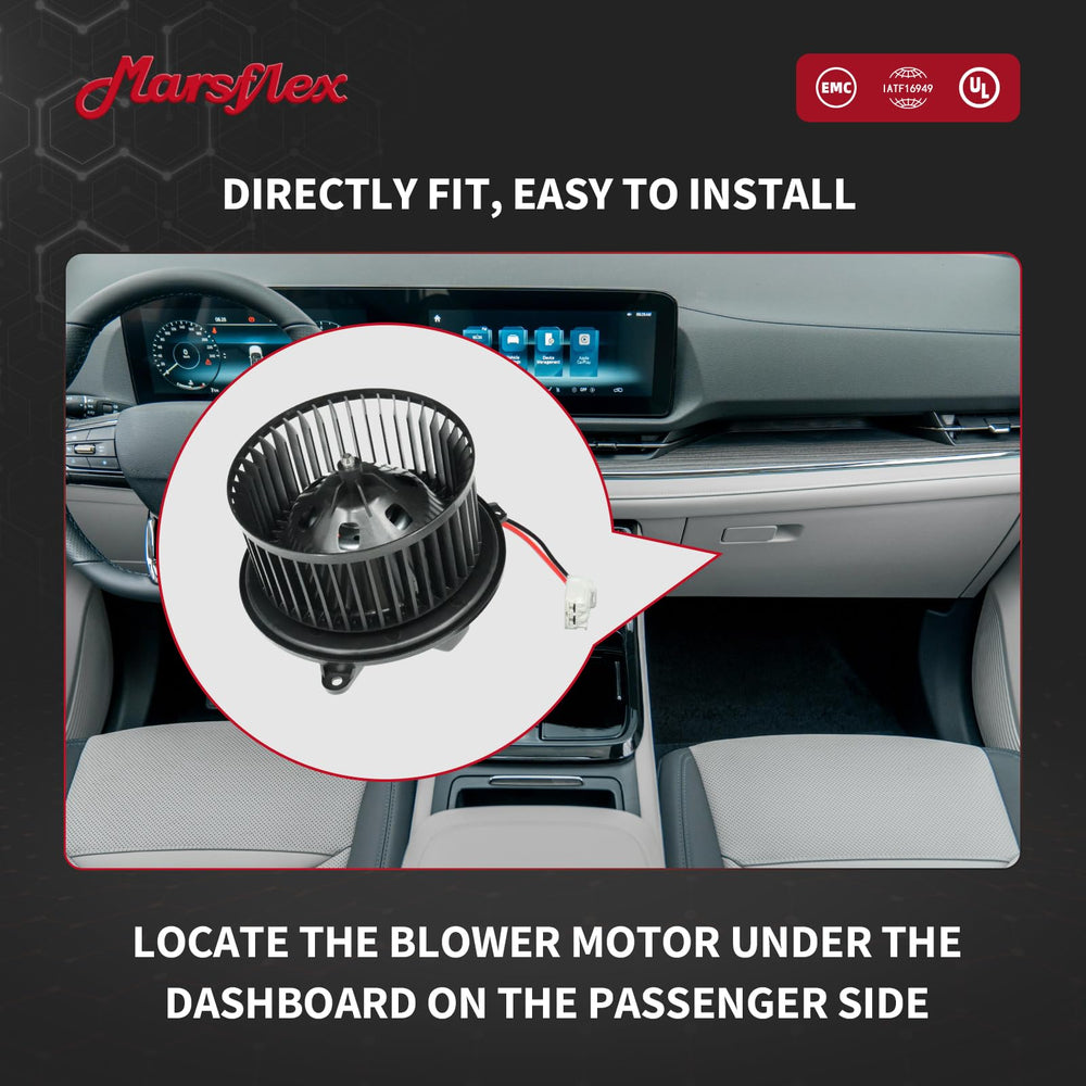 Marsflex motor side profile showing compact, durable housing benefit