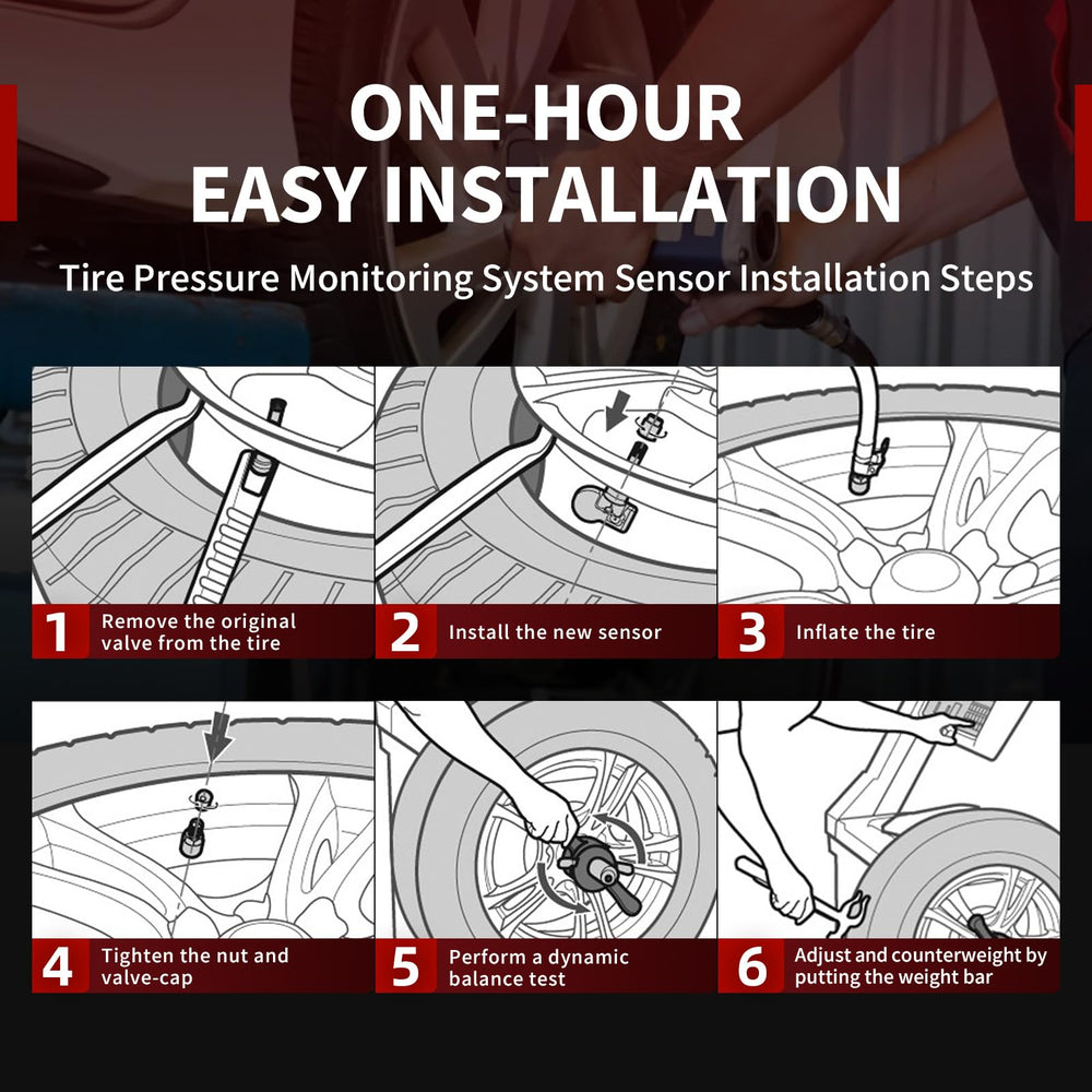 Mechanic installing Marsflex sensor in garage showing professional reliability