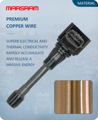 Marsram coil pack side profile highlighting durable housing and heat resistance