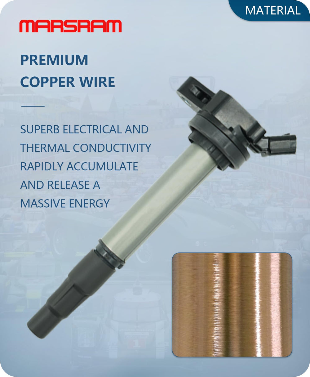 Marsram copper winding cutaway illustrating improved conductivity performance