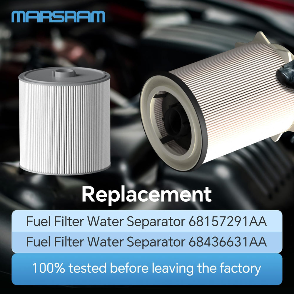 Marsram drain port and seal detail for easy water separation and servicing