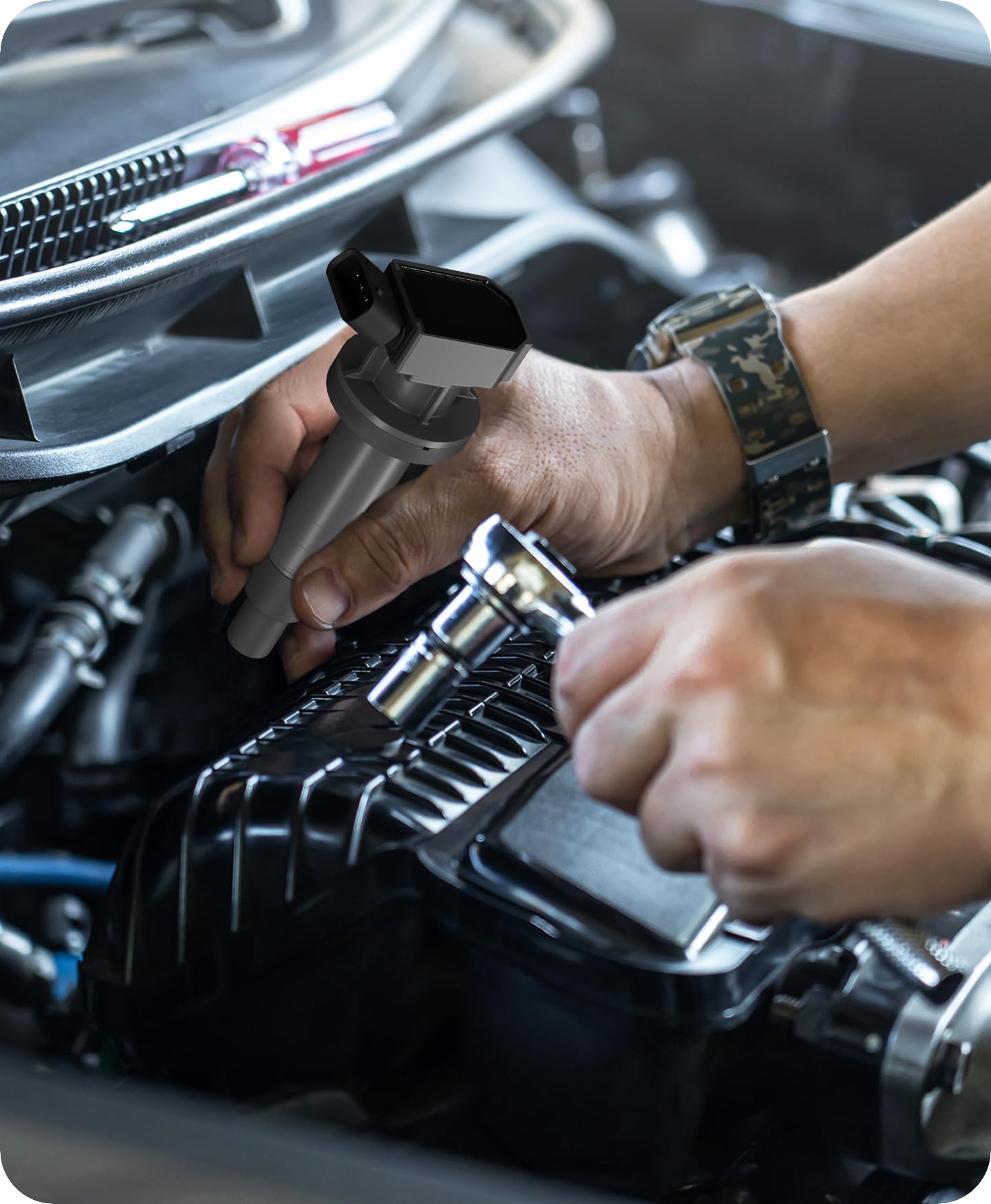 Marsram mechanic installing kit in garage to show practical use and reliability