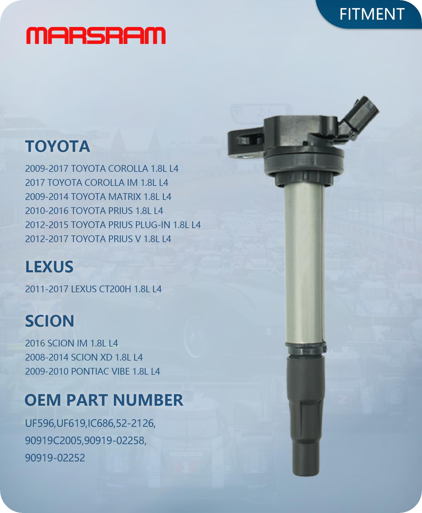 Marsram rear connector detail illustrating precise OEM-style electrical fit