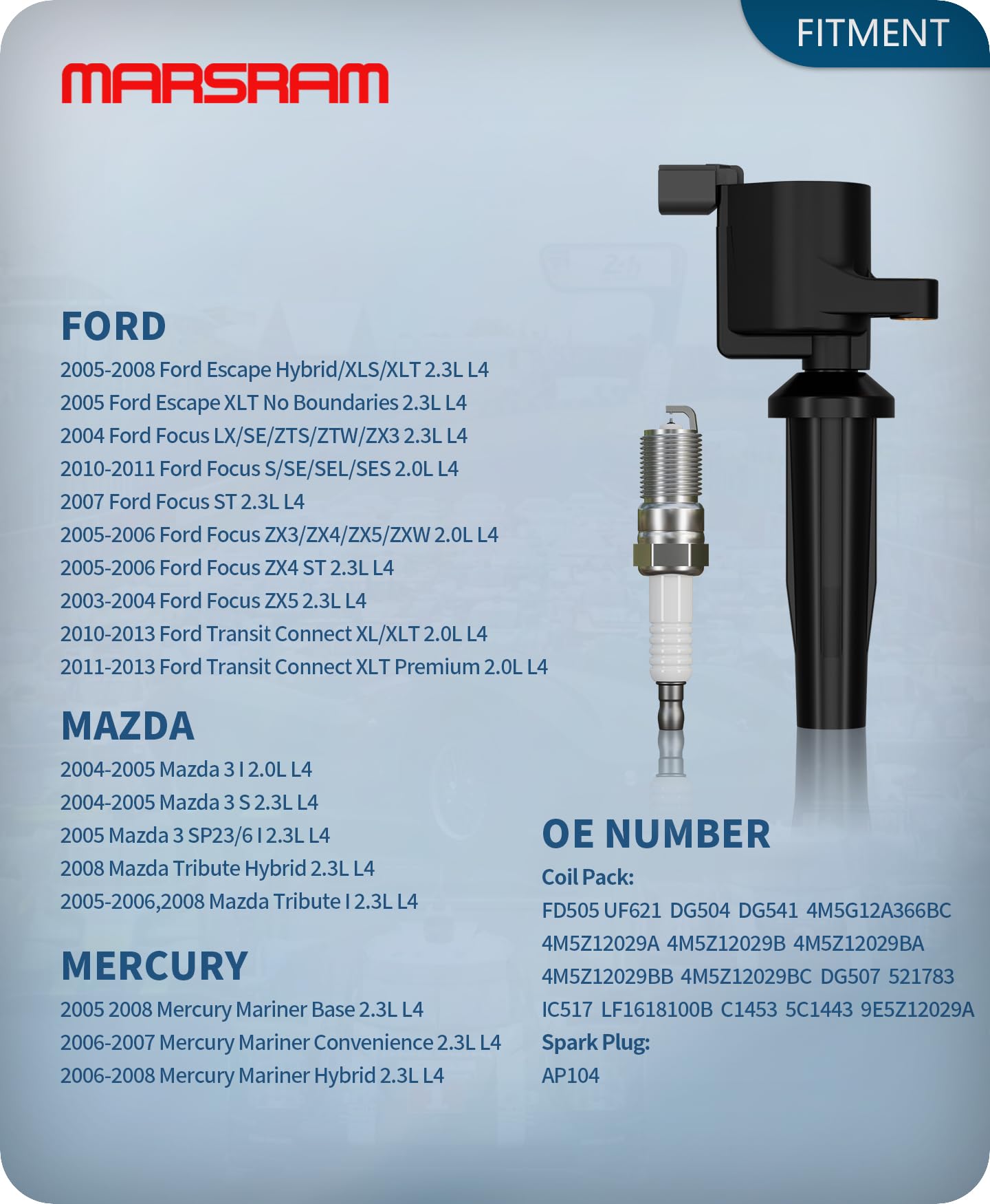 Marsram iridium spark plug close-up highlighting long-lasting electrode