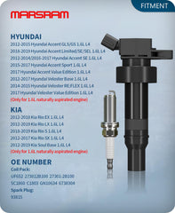 Marsram double‑iridium spark plug close view, provides long‑lasting, stable spark