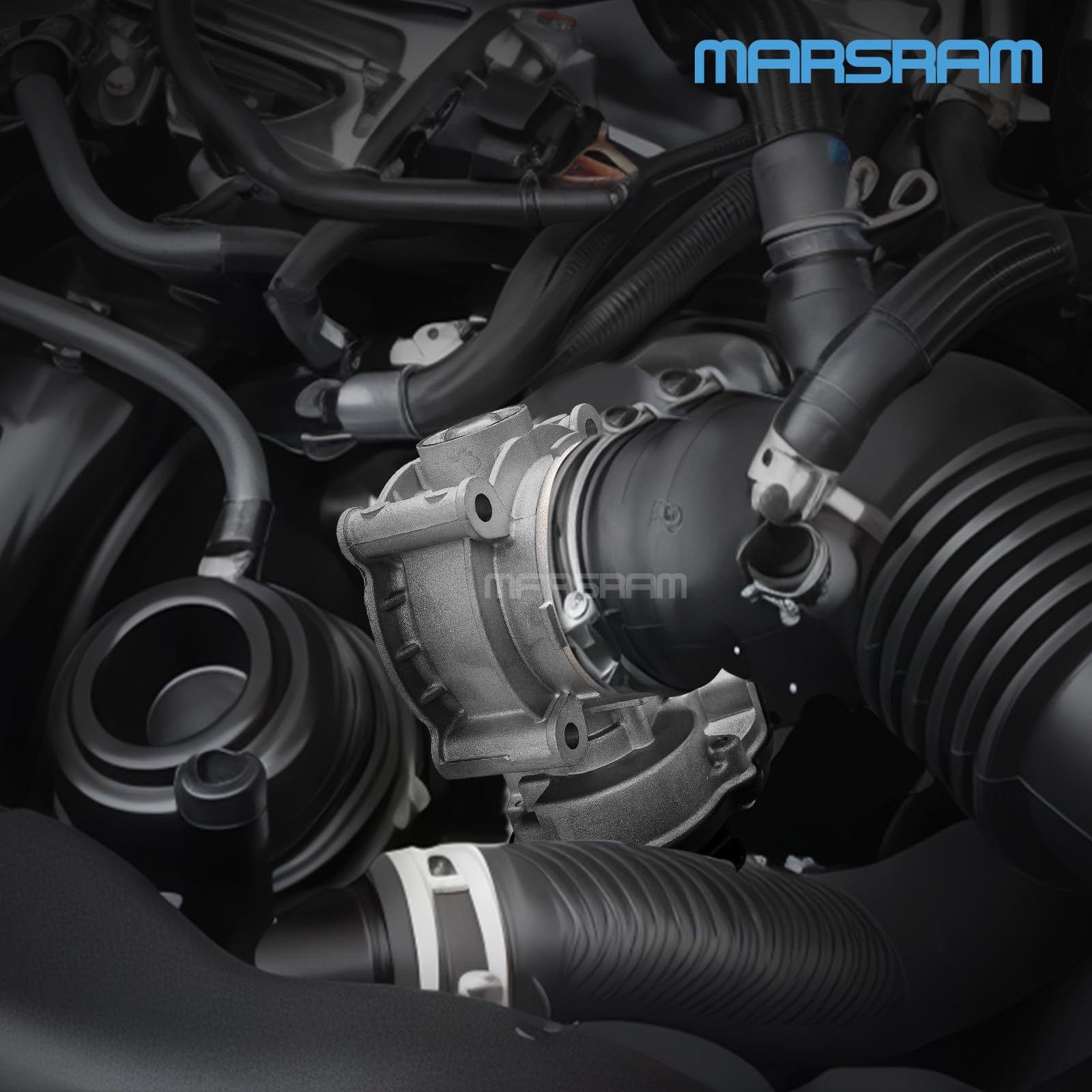 Marsram throttle body during installation demonstrating simple swap procedure