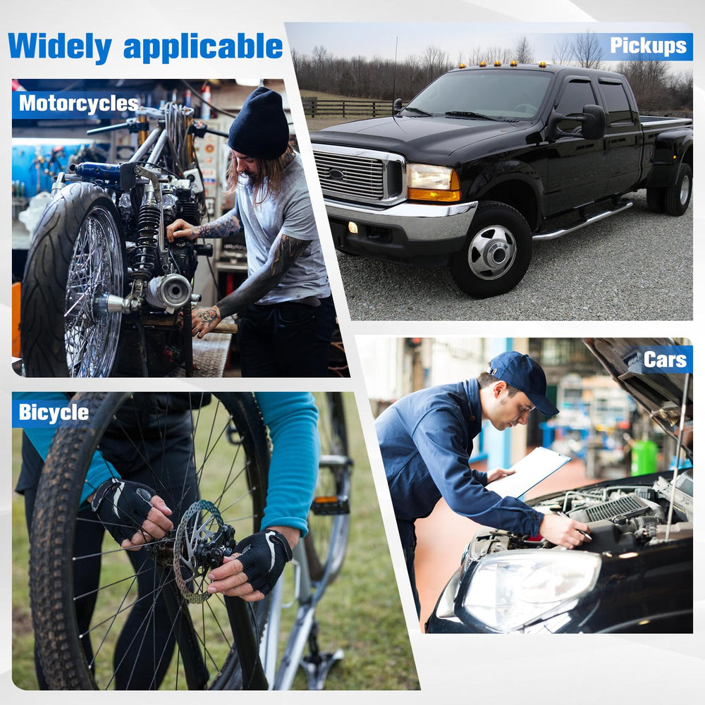 Marvelity on a mechanic bench in use showing professional-ready thread repair kit