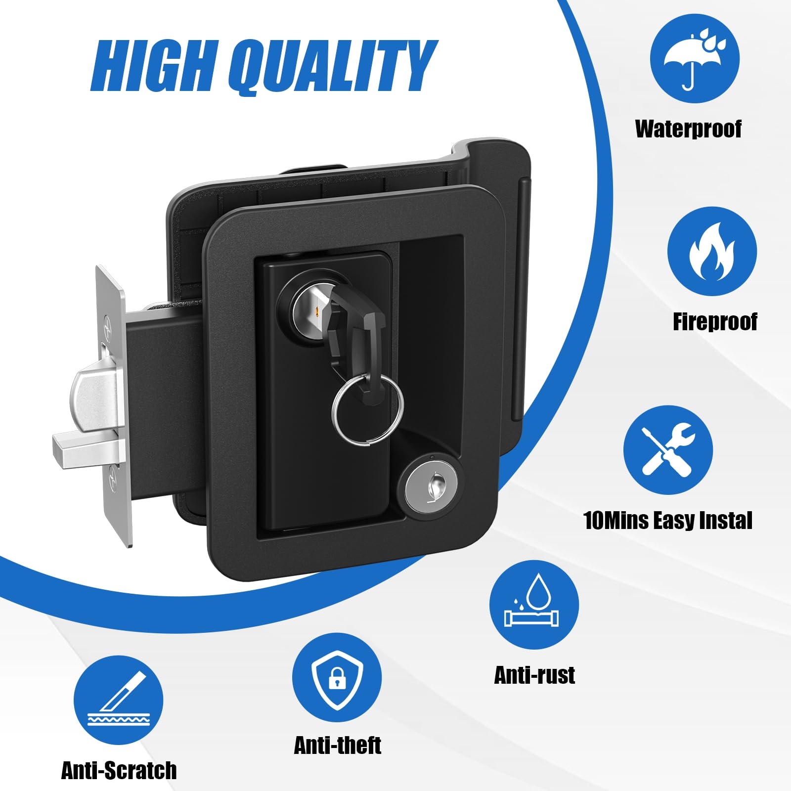 Marvelity side profile illustrating correct door thickness fit and seal benefit