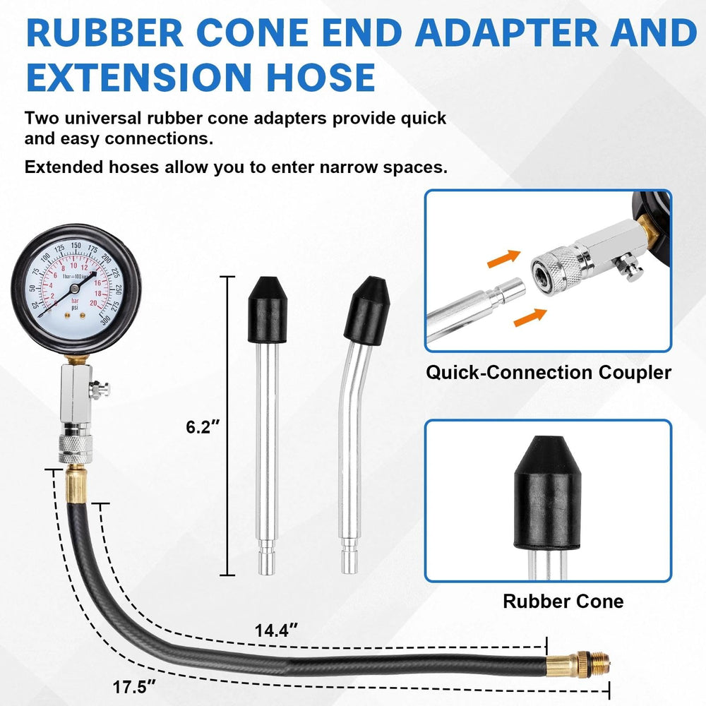 Marvelity spark plug tester held during use to quickly verify ignition