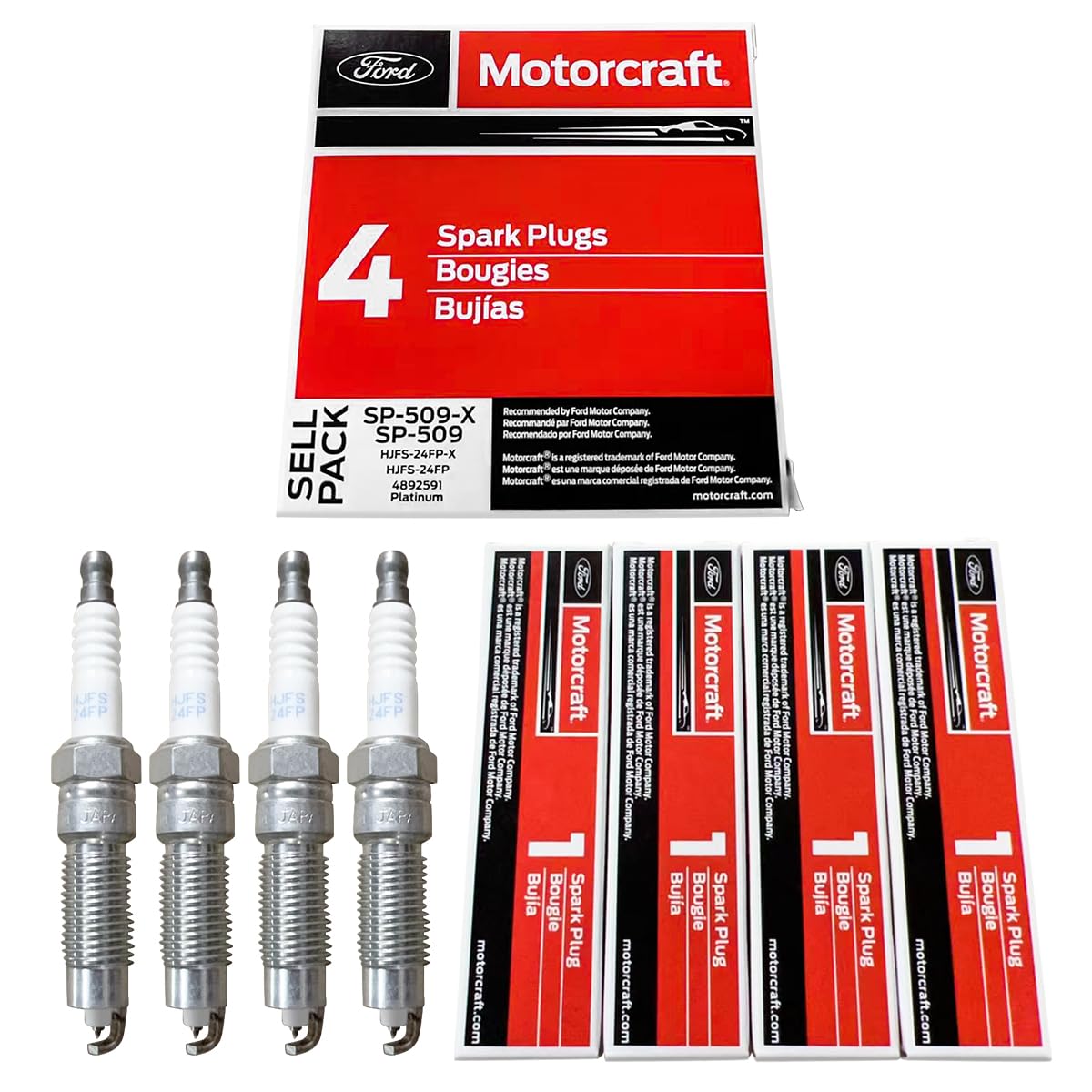 MAS full kit laid out for one-stop ignition replacement convenience