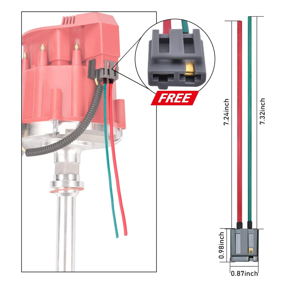 MAS pigtail wire harness and connectors ready for direct factory plug-in