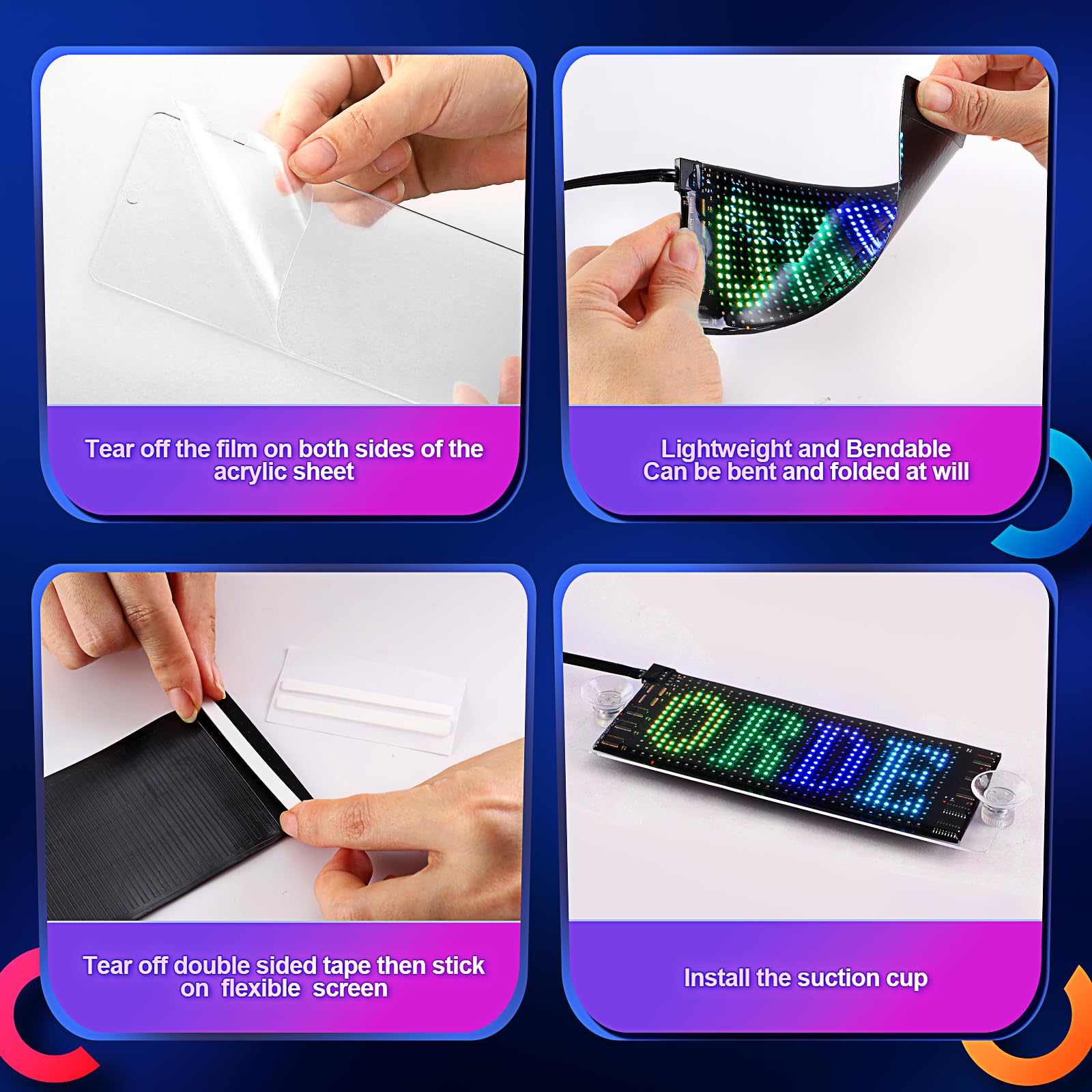 Maschsea side profile showing thin flexible panel for easy placement