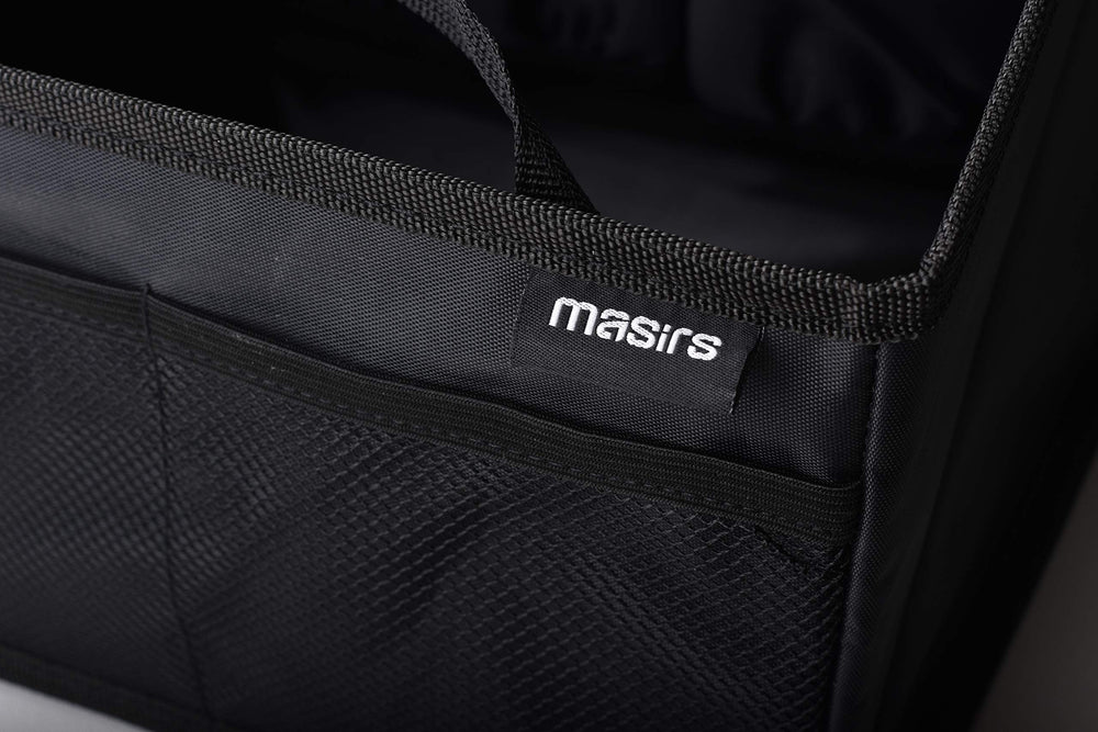 Masirs organizer placed in backseat holding snacks and toys for easy reach