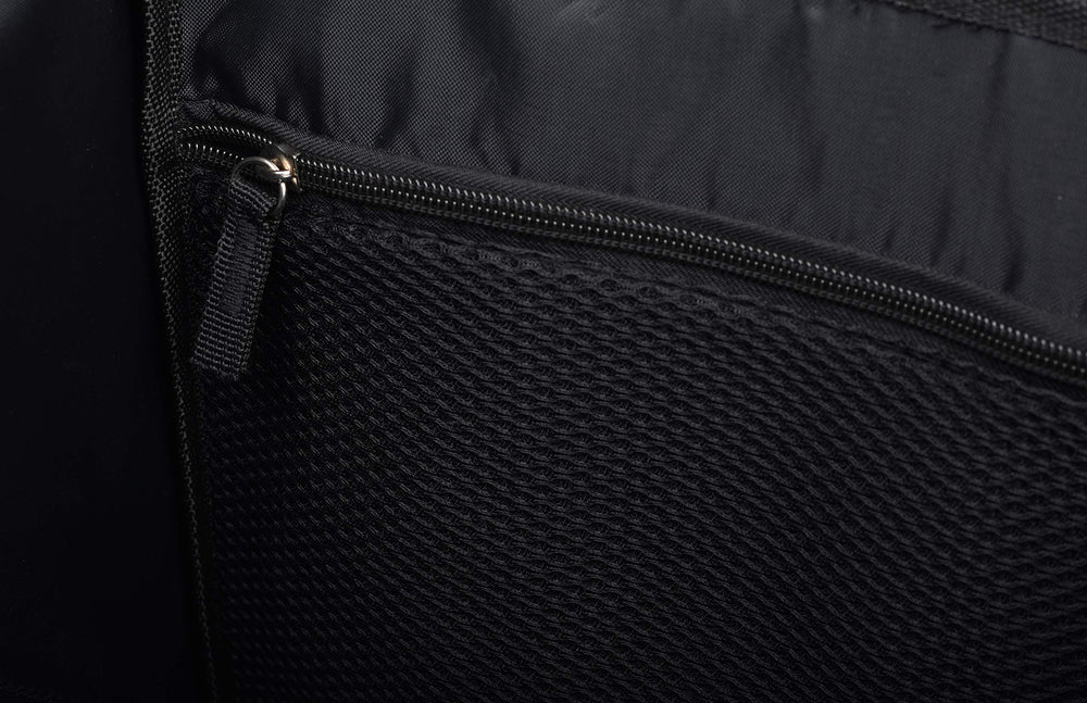 Masirs zippered pocket detail protecting valuables and small accessories