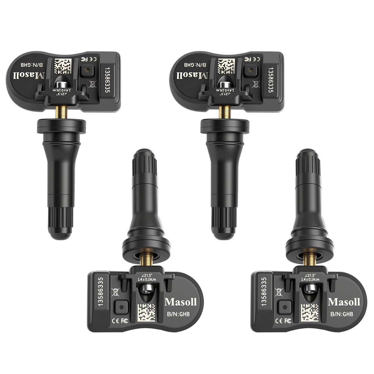 Masoll sensor front-packaging showing contents and brand benefit longevity