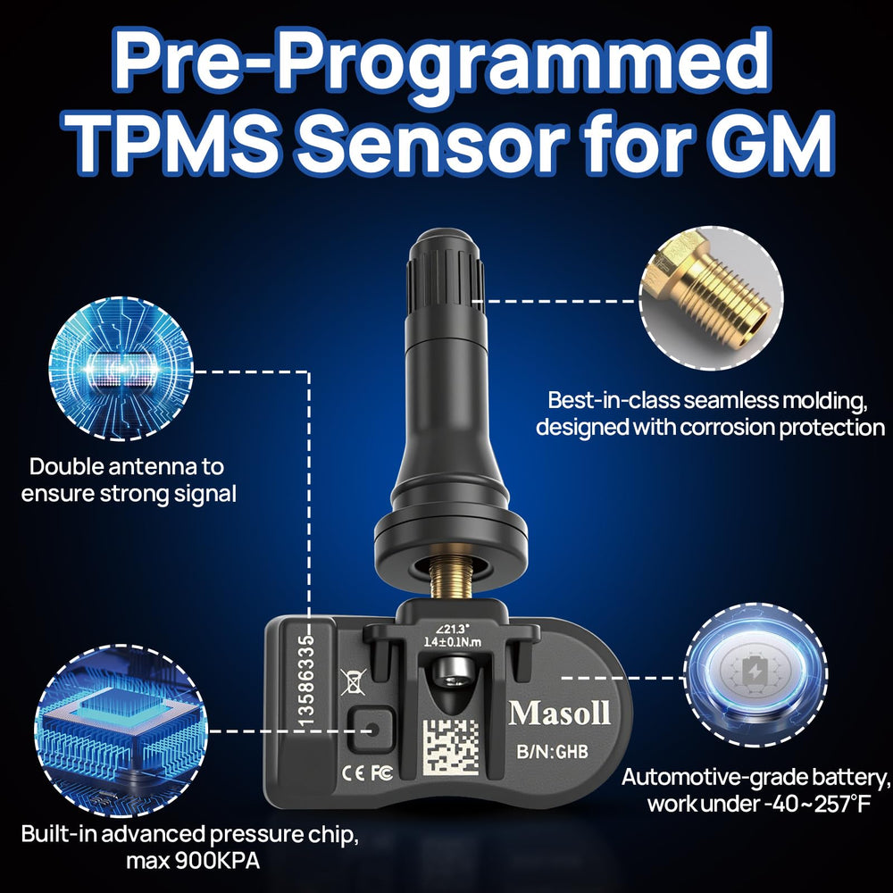 Masoll sensor next to ruler showing compact size benefit for fitment