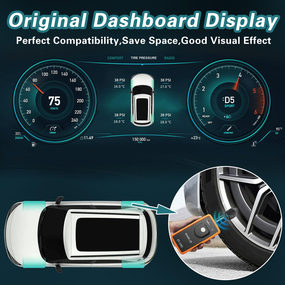 Masoll sensor close-up showing robust housing and improved signal durability benefit