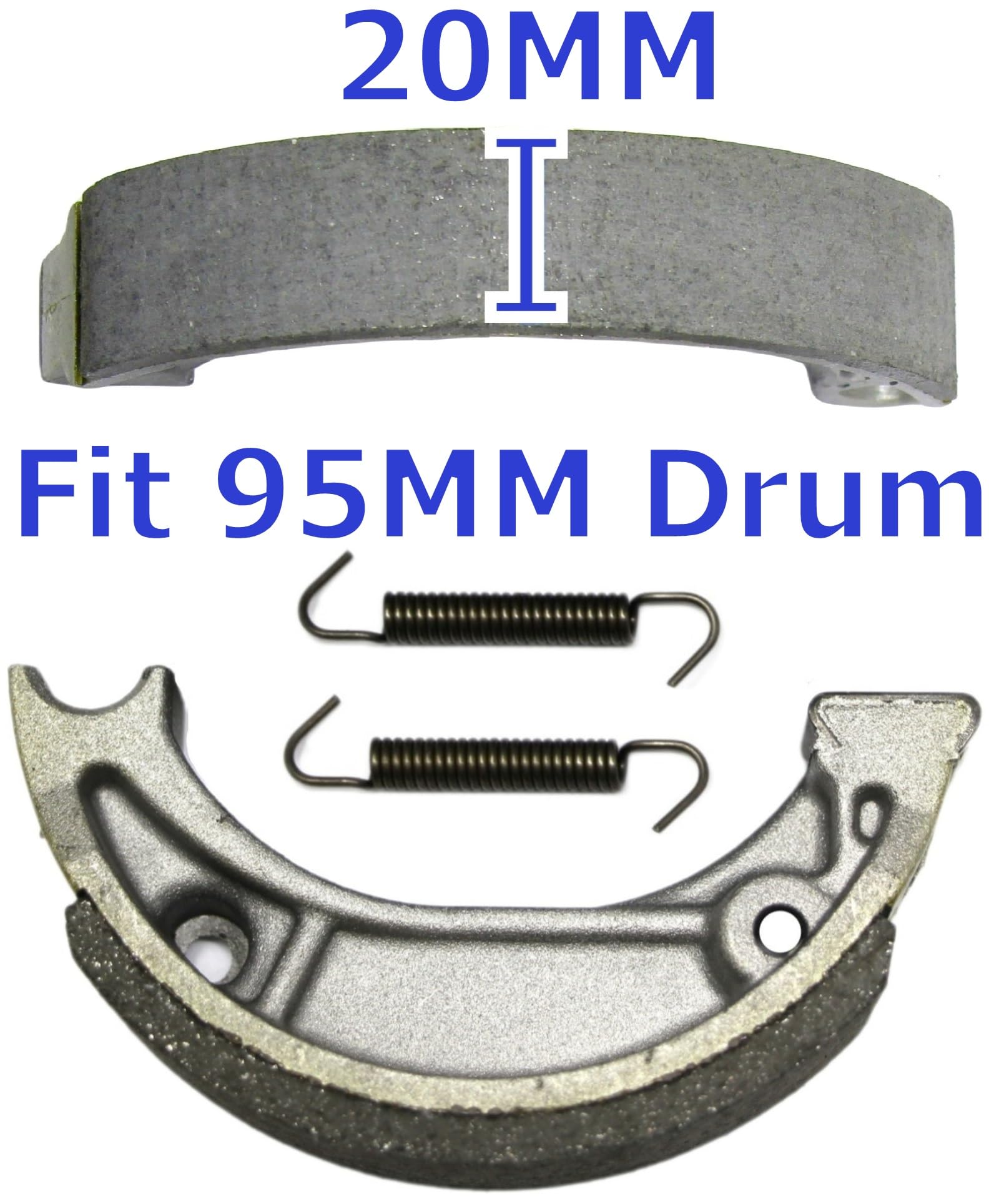 Master Chen brake shoe friction surface closeup highlighting semi-sintered durability
