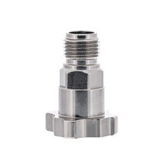 Master Airbrush MPS-844 front view showing durable machined adapter and secure seal benefit