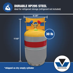 Mastercool collar and handle detail for easier lifting and safer transport