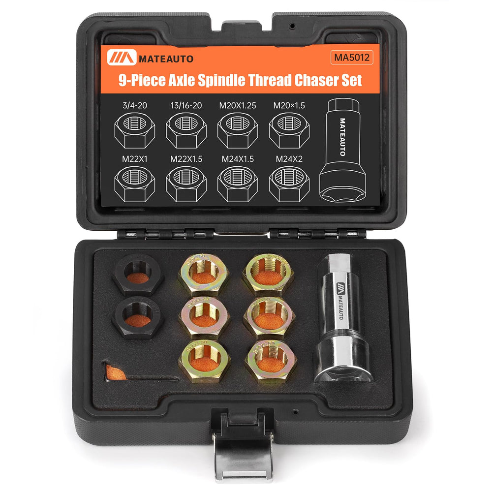 MateAuto front of kit case showing organized chasers and storage for quick access