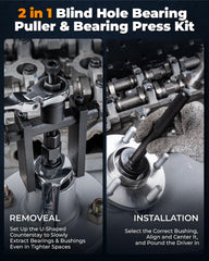 MateAuto knurled handle and puller mechanism demonstrating secure grip and controlled extraction leverage